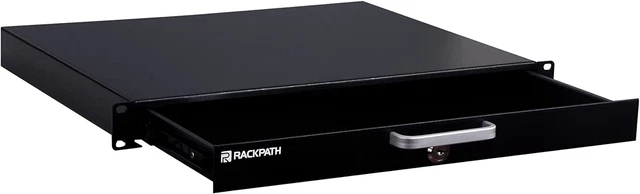 1U Rack Mount Drawer for 19 Inch Av/Network/Dj Equipment Racks or Cabinets with