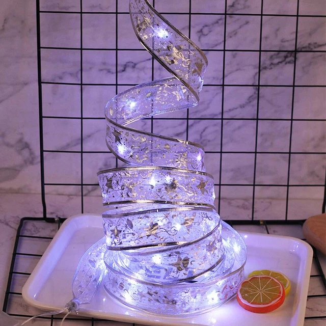 5M 50LED Christmas Tree Fairy String Lights Copper Wire Tape Christmas Decor