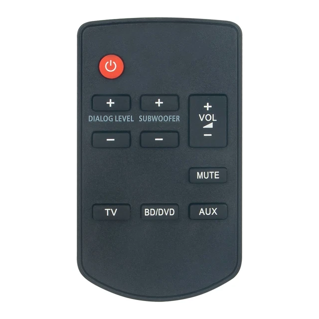 Replacement Remote N2QAYC000043 fit for Panasonic Home Theater Audio System SU-HTB527 SC-HTB527 SC-HTB520 SU-HTB520 SC-HTB520GNK SC-HTB527EB-S SCHTB520 SUHTB520 SUHTB527 SCHTB527 SCHTB520GNK