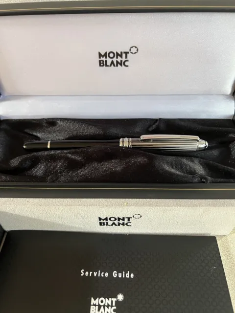 MontBlanc,pen,Meisterstuck, Hemitate Platinum Pl Trim, NOS, ,Germany 🇩🇪