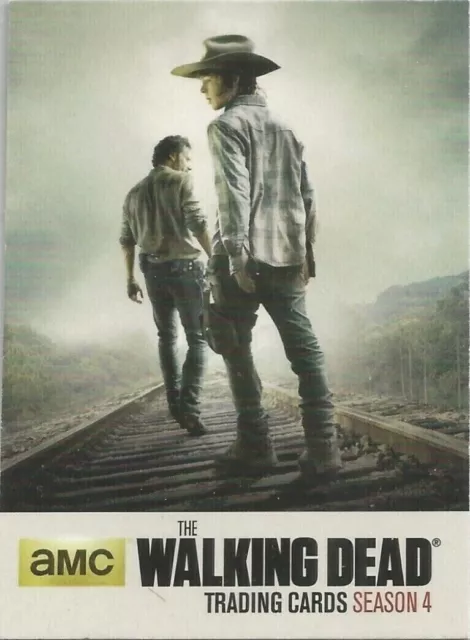 2016 Walking Dead Season 4 Part 1 Complete (72) Card Base Set