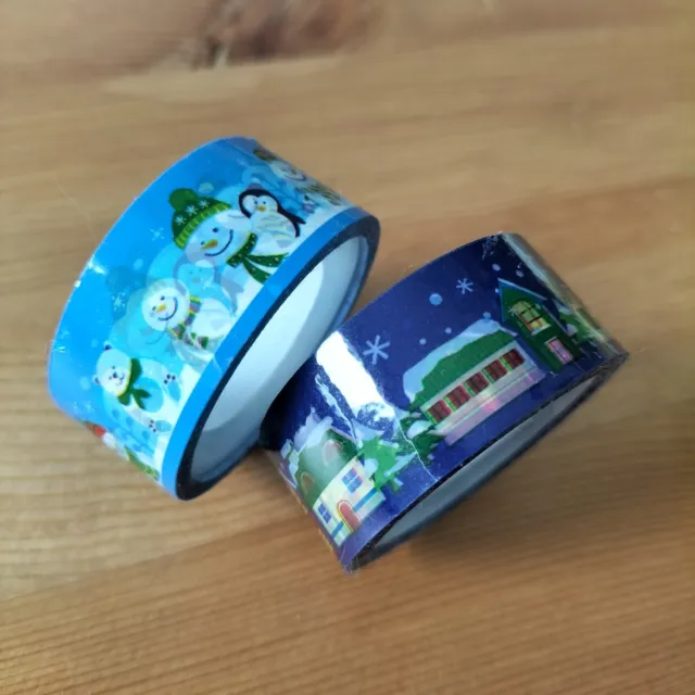 2x Klebeband für Weihnachten  - Washi Tape- Scrapbooking + DIY