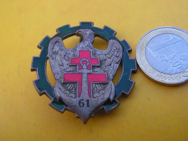 INSIGNE 61 eme cie de circulation routiere par mardini ( c27) EUR 9,00