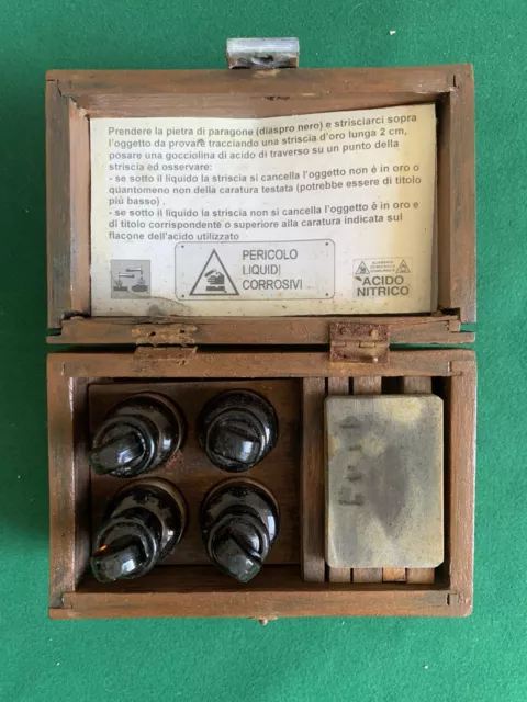 Kit di prova dell'acido multiuso per oro, argento, Italy