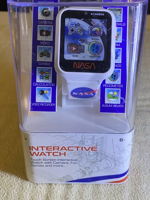 NASA Accutime Interactive Kids Watch White