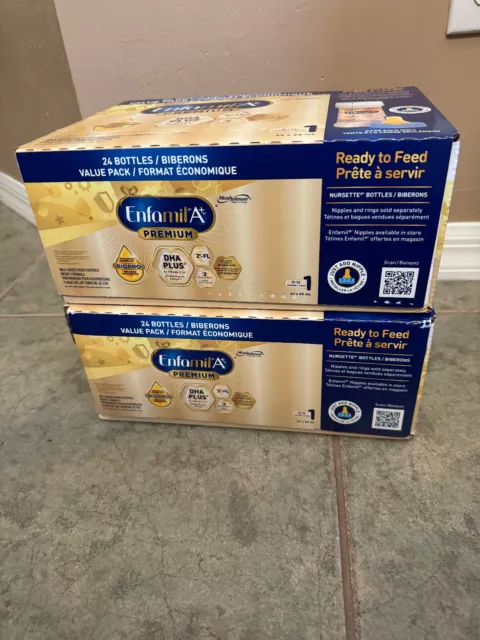 24 bottles 2 fl oz Enfamil A+ Premium Ready to Use Baby Food - Sep 2024