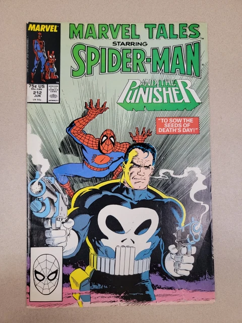 Marvel Tales Starring Spider-Man And The Punisher #212 Vol 1 1988 Comics Book