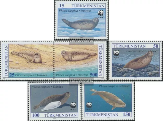 turkménistan 30,31/35Paar,32-34 (complète edition) neuf avec gomme originale 199