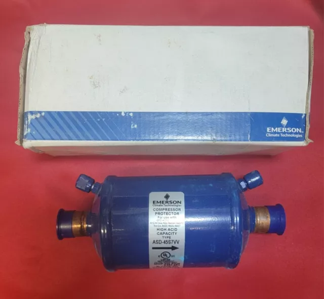 Emerson ASF45S7-VV - 7/8" Sweat ODF Solder Refrigerant Filter Drier - 049173