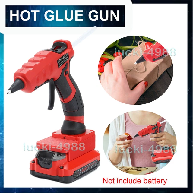 CORDLESS HOT GLUE Gun for Craftsman v20 20V Lithium Battery DIY w/10