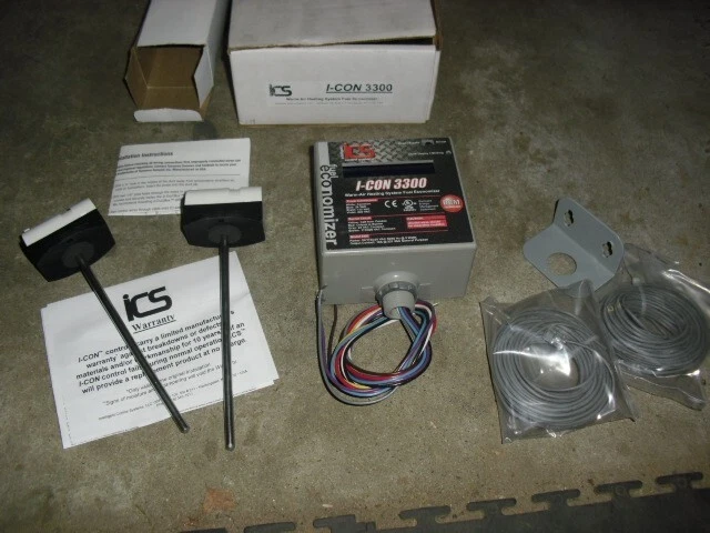 ICS  I-CON 3300 Warm Air Heating System Fuel Economizer DCM 24-220V