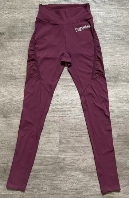 Gymshark Asymmetrical Gray Black Leggings S Small Booty Contour