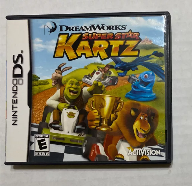 DreamWorks Super Star Kartz Nintendo DS 2011 Video Game Cartridge CIB Complete