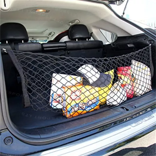 25x40cm Auto Cargo Storage Net Mesh Pocket Interior Cargo Net Bag Auto  Trunk Storage Pouch Sundries Storage Organizer