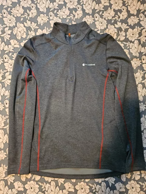 Montane 1/4 Zip Base Layer Size M