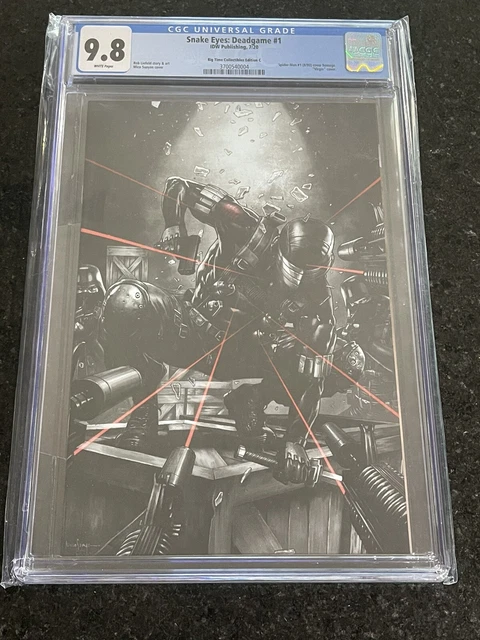 Snake Eyes Deadgame #1 BTC Virgin Variant CGC 9.8 MIco Suayan IDW