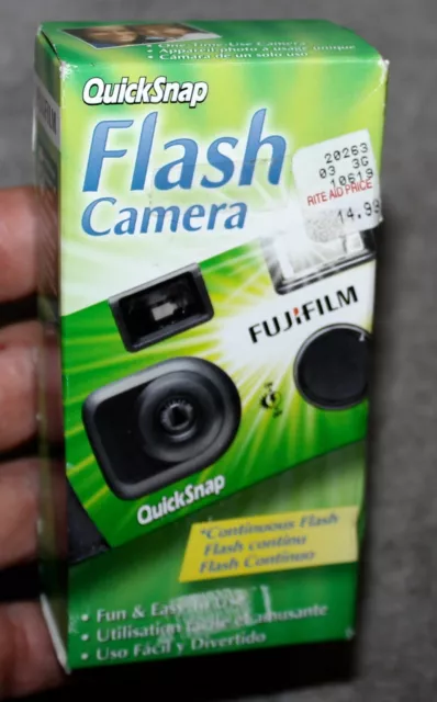 Flash Quicksnap Fujifilm 400 velocidades 27 exp cámara de un solo uso 35 mm 2020-10