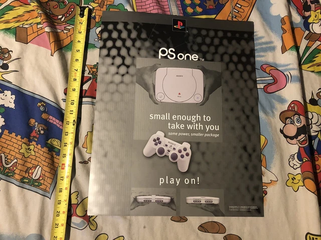 PlayStation 1 PSone Large Store Promo Poster Console One 20x16 Display Sign