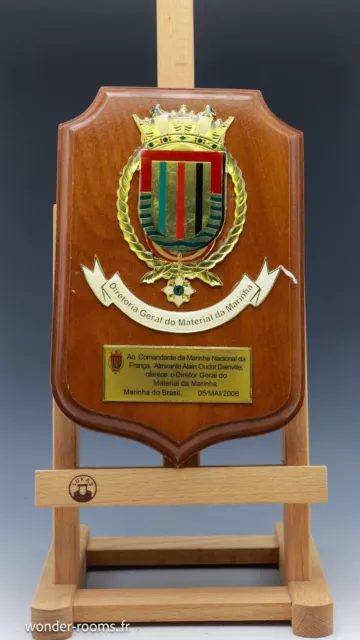 MILITARIA - Marine - Plaque Tape de Bouche - MARINHA DO BRASIL - BRESIL