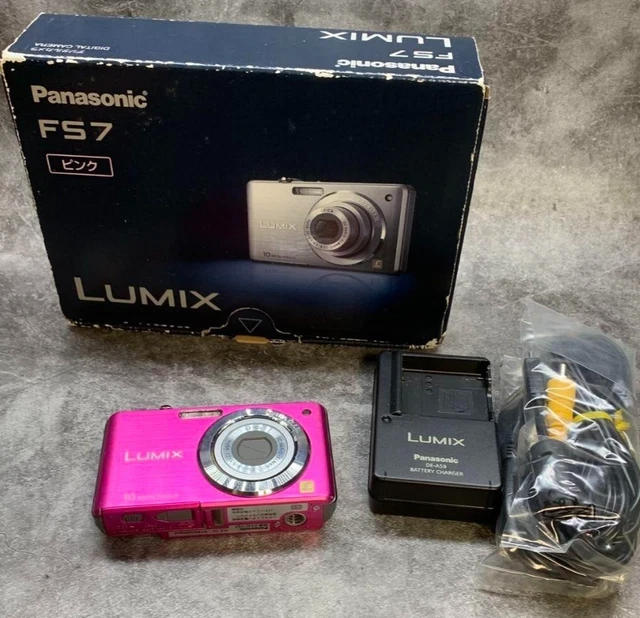 PANASONIC LUMIX DMC-FS7 10 Mp Digital Camera With Charger
