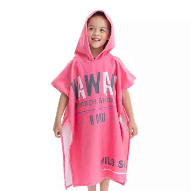 Poncho de surf enfant - Serviette de plage peignoir avec capuche