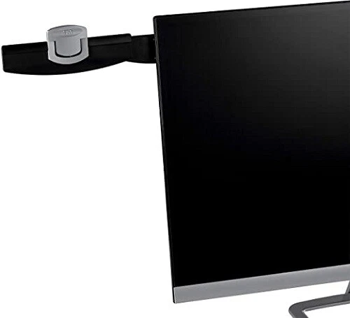 3M DH240MB Monitor Mount Document Clip, 6-1/4-Inch x3-Inch, Black/Silver