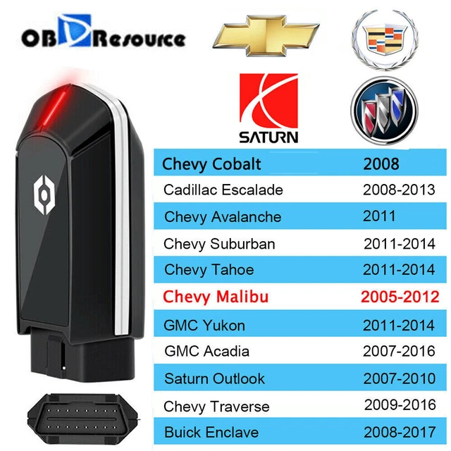 OBD2 Car Key Fob Programmer Remote Programming Keyless Entry Transponder For GM