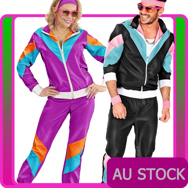 Shell Tracksuit 80s COUPLE 80S SHELL Suit Tracksuit Costume 1980s Height of Fashion Retro ...