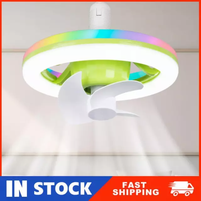 Smart Silent Ceiling Fan Ceiling Fan with RGB LED Light 3200K-6500K 360 Rotation