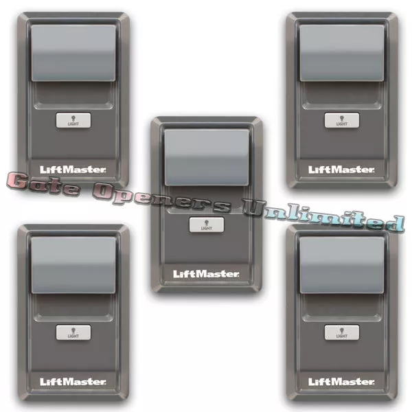 Liftmaster 882LM 5 Pack Multi-Function Control Panel Push Button Light Control