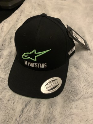Da Uomo Alpinestars Flexfit Cap L/XL Nuovo & Etichette Moto BMX MTB HONDA CR colore 