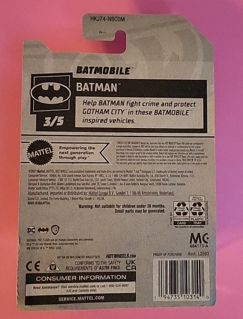 Batmobile Tumbler Version Camouflage - 1/18 - bcj76 - Hotwheels