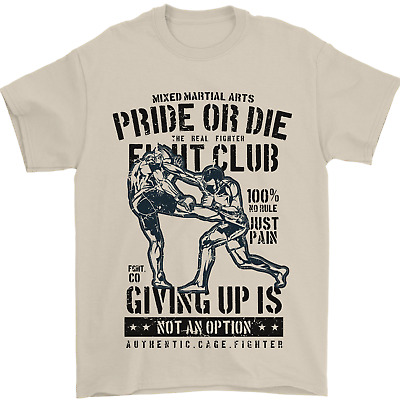 Pride MMA Muay Thai Arti Marziali Miste da Uomo T-Shirt Di Cotone Gildan