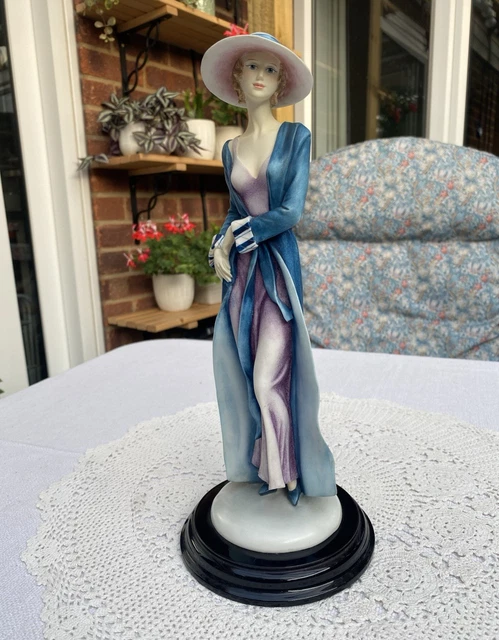 lady jessica blue dress LEONARDO COLLECTION Figurine 10.5