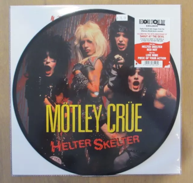 RECORD STORE DAY 2023 Exclusive Motley Crue Helter Skelter Picture Disc
