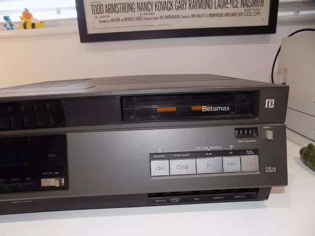 Sony Betamax SL-C6UB Mark II VHS Video Cassette Recorder UNTESTED SPARES 2