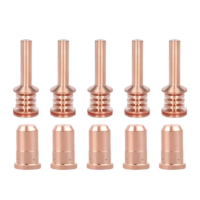5Pcs 420132 Electrode 5Pcs 420134 Nozzle Fit For PMX 30AIR Plasma Consumables
