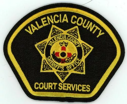 Valencia County Sheriff Court Services New Mexico Nm New Shoulder Patch Police