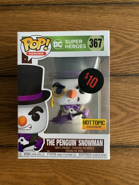 The Penguin Snowman #367 Funko POP! DC Heroes Hot Topic Exclusive VAULTED Batman