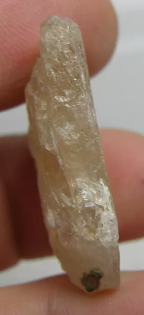 53,00 ct Pakistan spécimen cristal de topaze de pêche lumière brute naturelle 10,60 g 32 mm 3