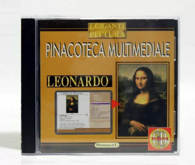 cd-rom LEONARDO DA VINCI - storia dell'arte pittura opere dipinti rinascimento