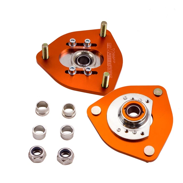 2 cuscinetti a cupola per Nissan S13 S14 S15 180SX 200SX 240SX Camber Plate Best nuovi