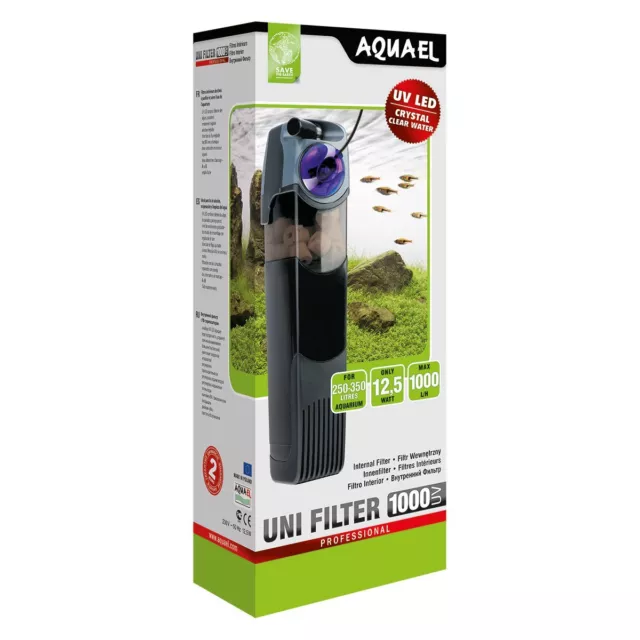 Aquael Filtre Intérieur Unifilter UV 1000 Uni Filtre Aquarium