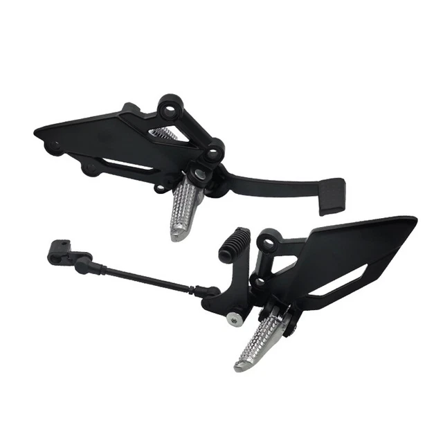 US Motorcycle Aluminum Shift Lever Frontset Foot Peg Bracket Pedal Shifter x2
