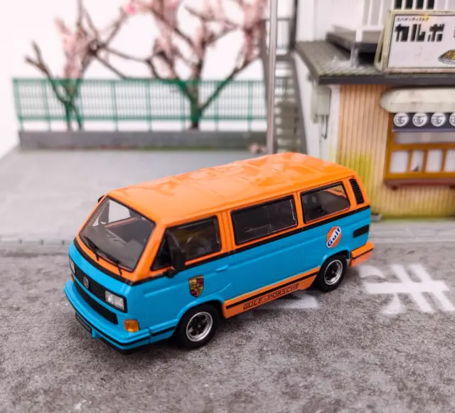 Master 1:64 B32 T3 Multivan Van Camper Gulf pressofuso modello metallo regali