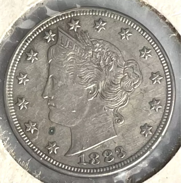 Us 1883 Liberty Head V Nickel 5 Cent Coin