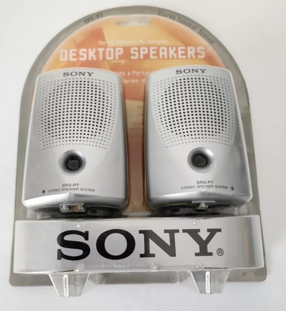 Sony Desktop Speakers SRS-P7 NEW Sealed 2001