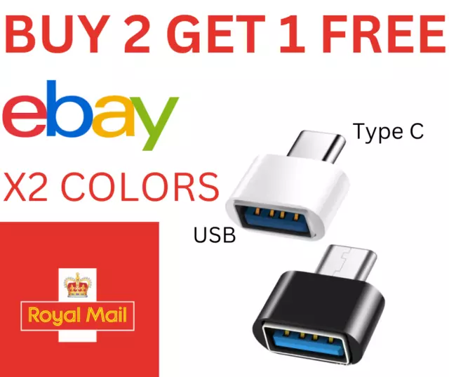 Type C to USB Adapter 3.0 USB-C 3.1 Male OTG A Female Data Connector Converter