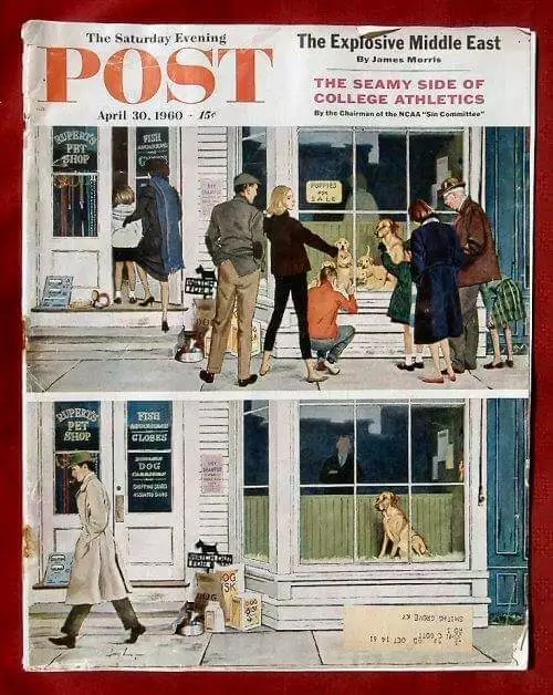 The Saturday Evening Post April 30, 1960 - George Hughes Cover