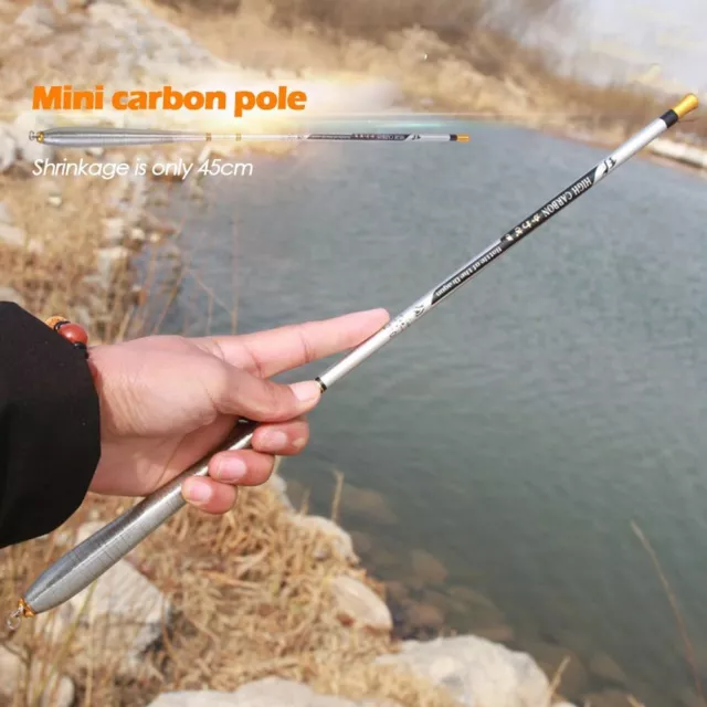 Fishing Poles Carbon Fiber Fishing Rods L.W3-30g 1.8m  Spinning/Casting Fishing Poles M Fast Fishing for Stream River Lake  Reservoir Pond Telescopic Fishing Rod (Color : Spinning Rod, Size : 1.8m) 